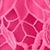 Petite Sleeveless 3D Floral Top with Bow Back Tie