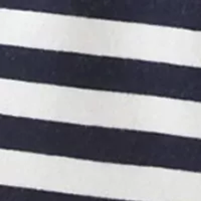 Women's Striped Zip Pullover