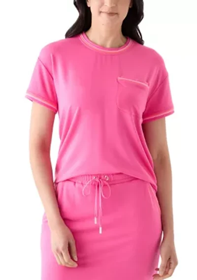Women's Piped Pocket T-Shirt