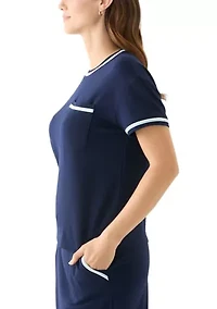 Women's Piped Pocket T-Shirt