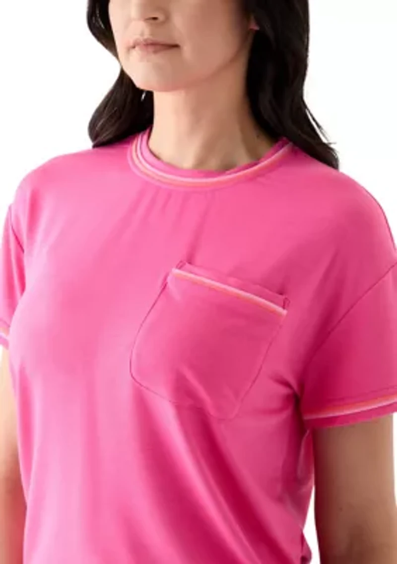 Women's Piped Pocket T-Shirt