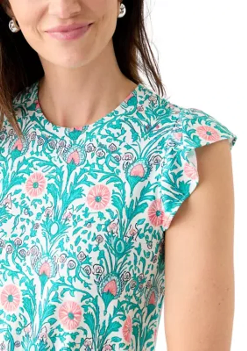Women's Ruffle Sleeve T-Shirt