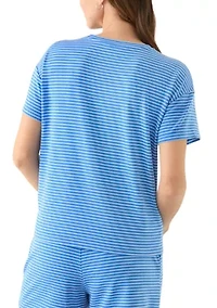 Women's Stripe Pocket T-Shirt