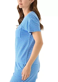 Women's Stripe Pocket T-Shirt