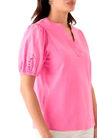 Women's Puff Sleeve Top
