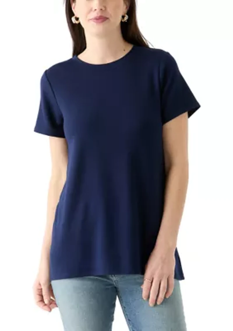 Women's Solid Baby Terry T-Shirt