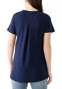 Women's Solid Baby Terry T-Shirt