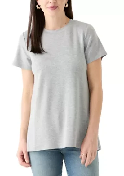 Women's Solid Baby Terry T-Shirt