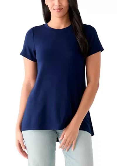 Women's Baby Terry Solid T-Shirt