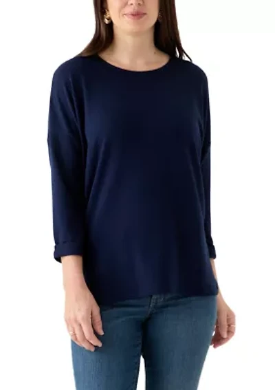 Women's 3/4 Baby Terry Top