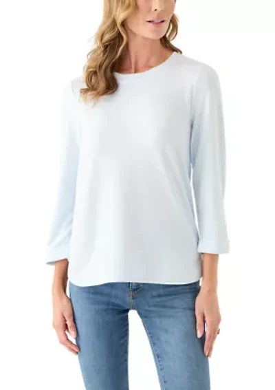 Women's 3/4 Baby Terry Top