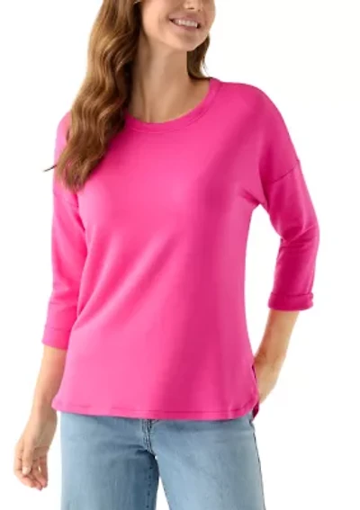 Women's 3/4 Baby Terry Top