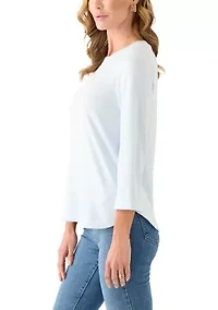 Women's 3/4 Baby Terry Top