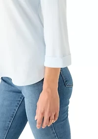 Women's 3/4 Baby Terry Top