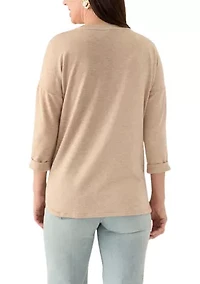 Women's 3/4 Baby Terry T-Shirt