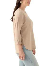 Women's 3/4 Baby Terry T-Shirt