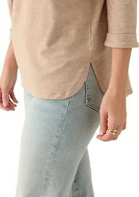 Women's 3/4 Baby Terry T-Shirt