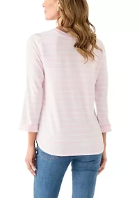 Women's 3/4 Sleeve Baby Terry T-Shirt