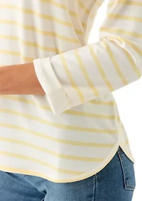 Women's 3/4 Sleeve Baby Terry T-Shirt