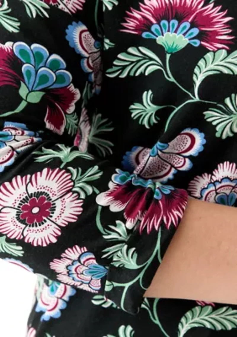 Plus Baby Terry Printed T-Shirt