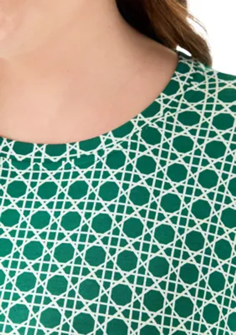 Plus Baby Terry Printed T-Shirt