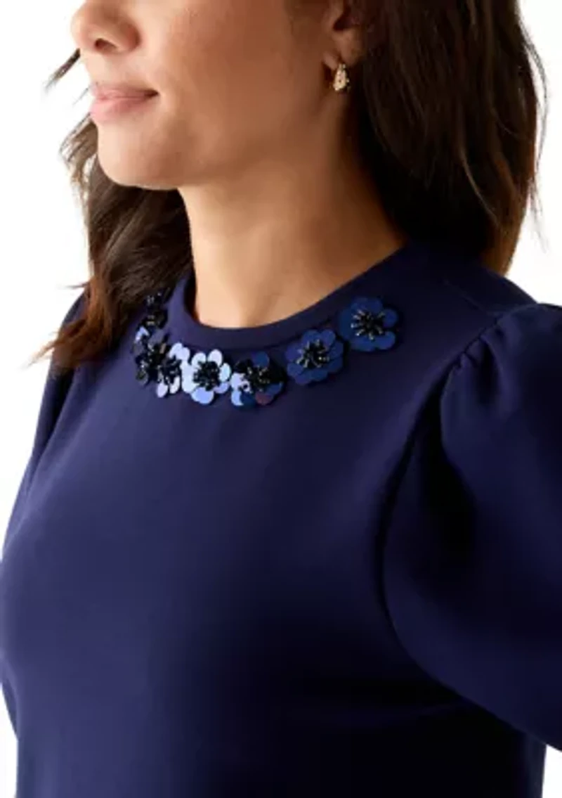 Women's Bubble Sleeve Top