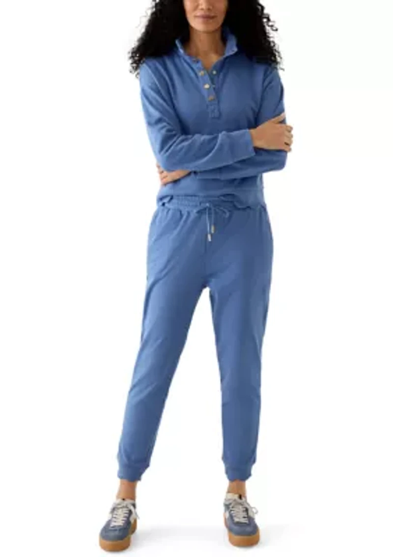 Women's Scalloped Hem Sweatshirt