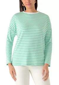 Women's Oversized Striped Top