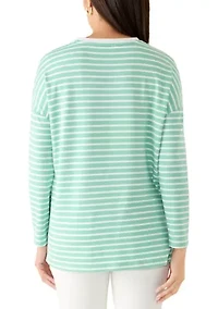Women's Oversized Striped Top