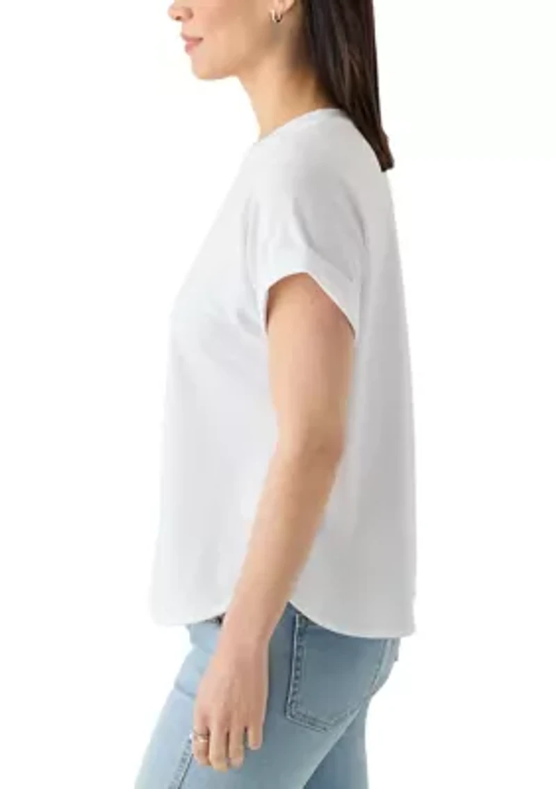 Petite Short Sleeve Berry T-Shirt