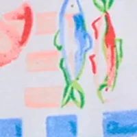 Petite Print Baby Terry T-Shirt