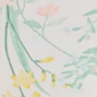 Women's 3/4 Sleeve Baby Terry Printed Top