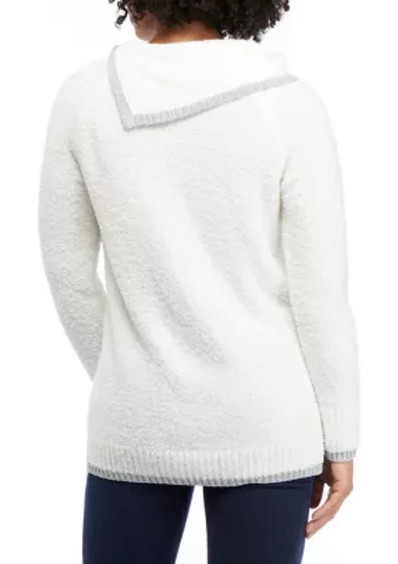 Petite  Drop Shoulder Sleeve LUREX® Sweater