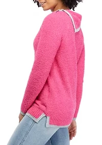 Petite  Drop Shoulder Sleeve LUREX® Sweater