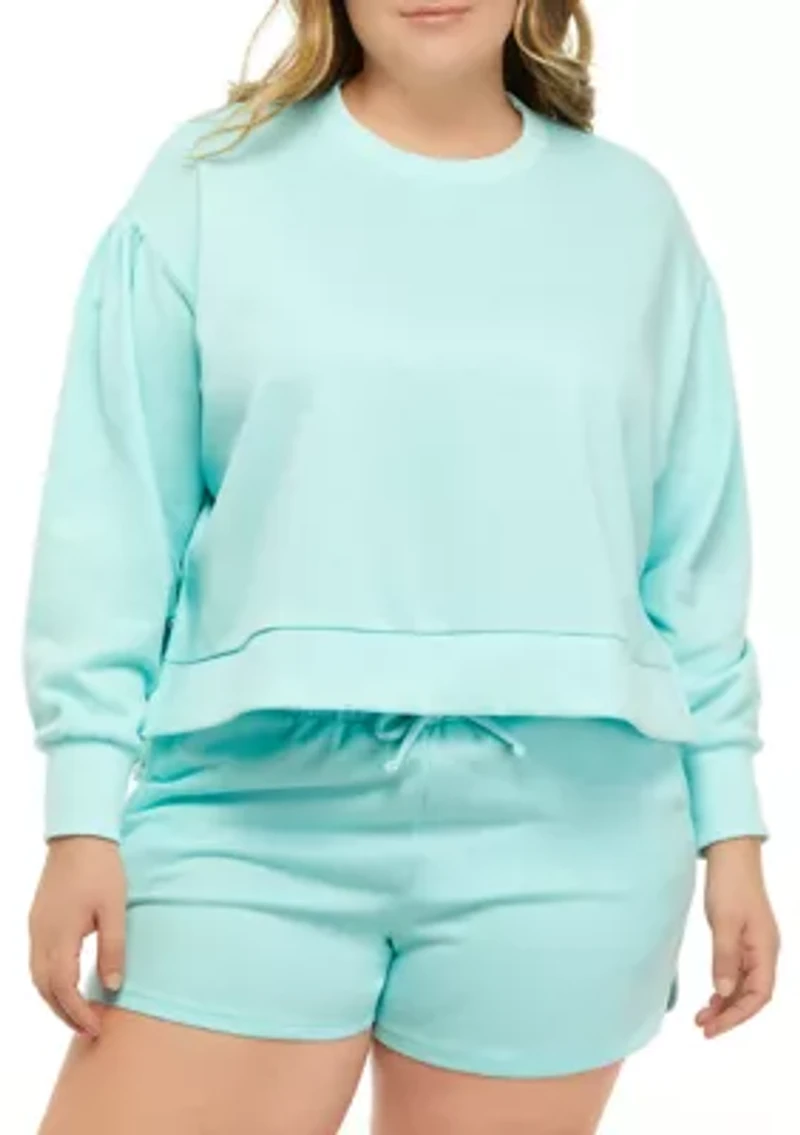 Plus Long Sleeve French Terry Sweatshirt