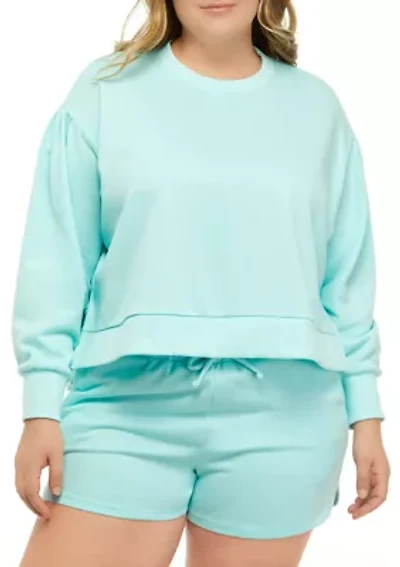 Plus Long Sleeve French Terry Sweatshirt