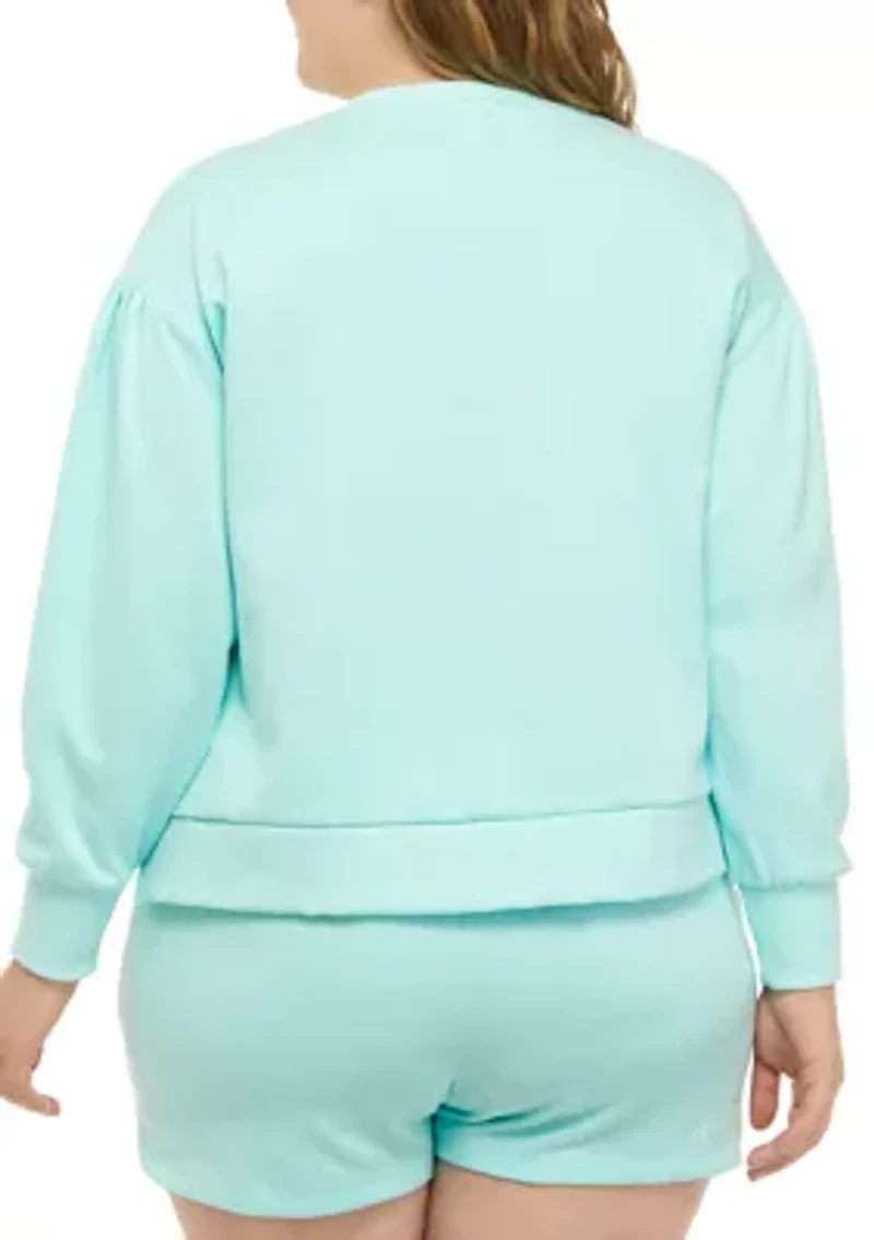 Plus Long Sleeve French Terry Sweatshirt