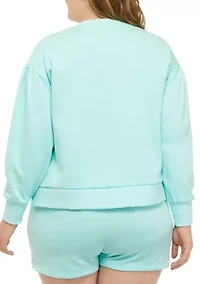 Plus Long Sleeve French Terry Sweatshirt