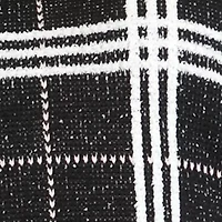 Women's Long Sleeve V-Neck Plaid Sweater