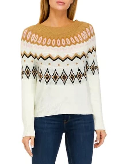 Petite Fairisle Pullover Sweater