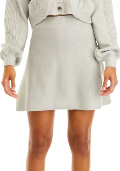 Juniors' Sweater Skirt