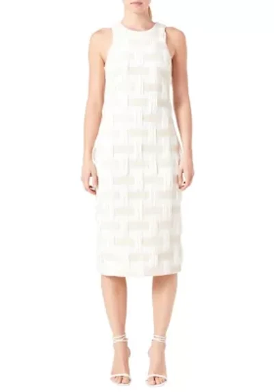 Racer Back Neck Midi Dress