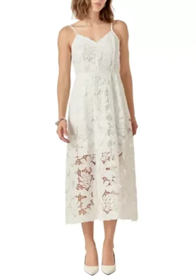 Sequins Lace Midi Dress