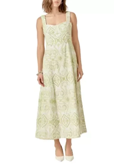 Eyelet Maxi Dress