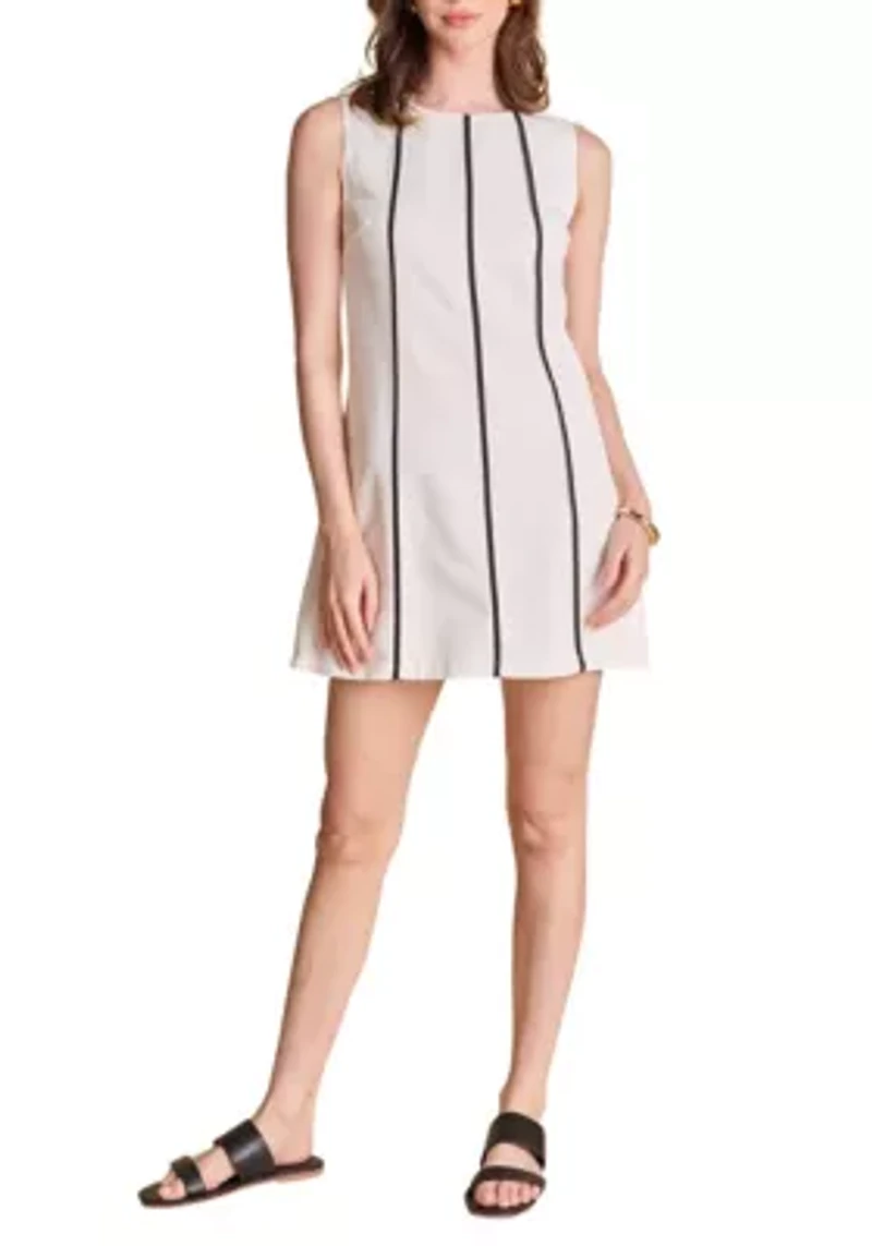 Linen Binded Mini Dress