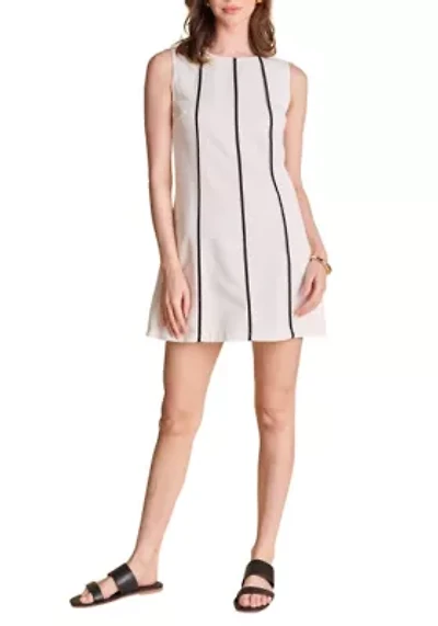 Linen Binded Mini Dress