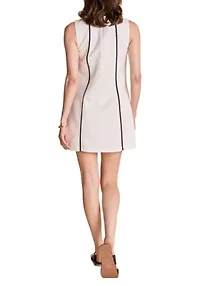 Linen Binded Mini Dress
