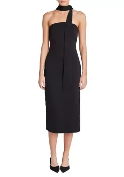 Choker Tie Midi Dress