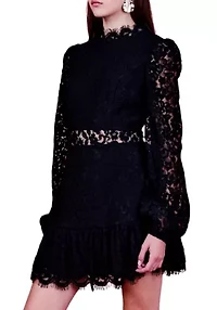 Laced Cutout Mini Dress