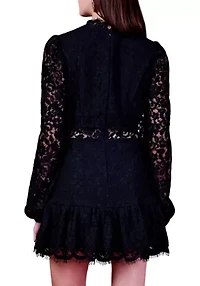 Laced Cutout Mini Dress